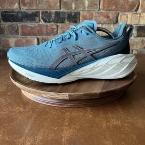 Asics Novablast 4 Men's 12 Blue Max Cushion Road Running Shoes Sneakers